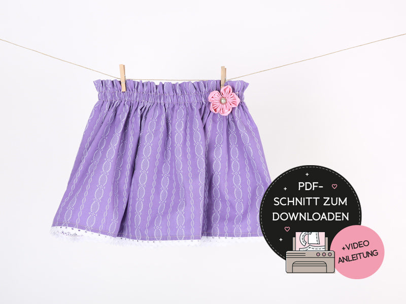 Dirndlrock Kinder nähen “Flowery” – SCHNITT pdf Download