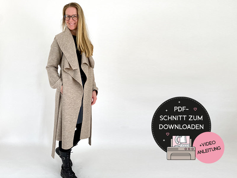 Mantel Hedwig nähen – SCHNITT pdf