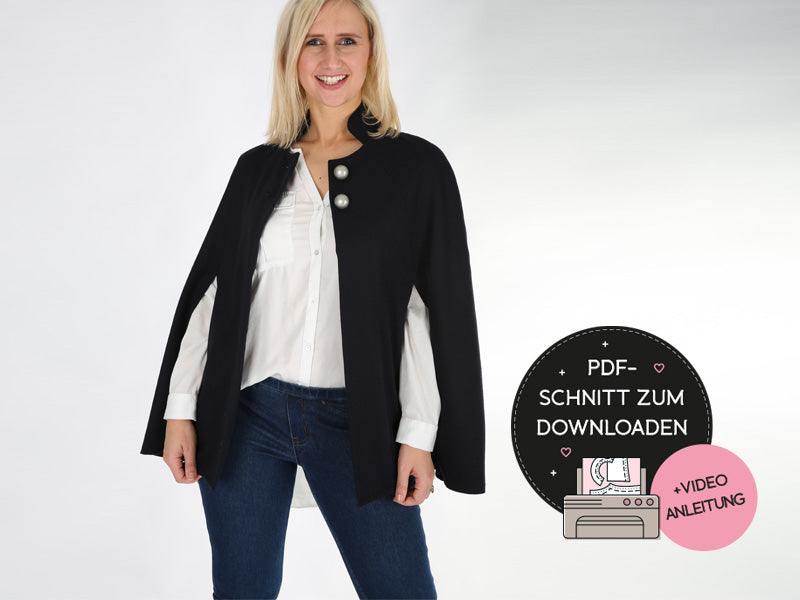 CAPE selber nähen – SCHNITT pdf Download